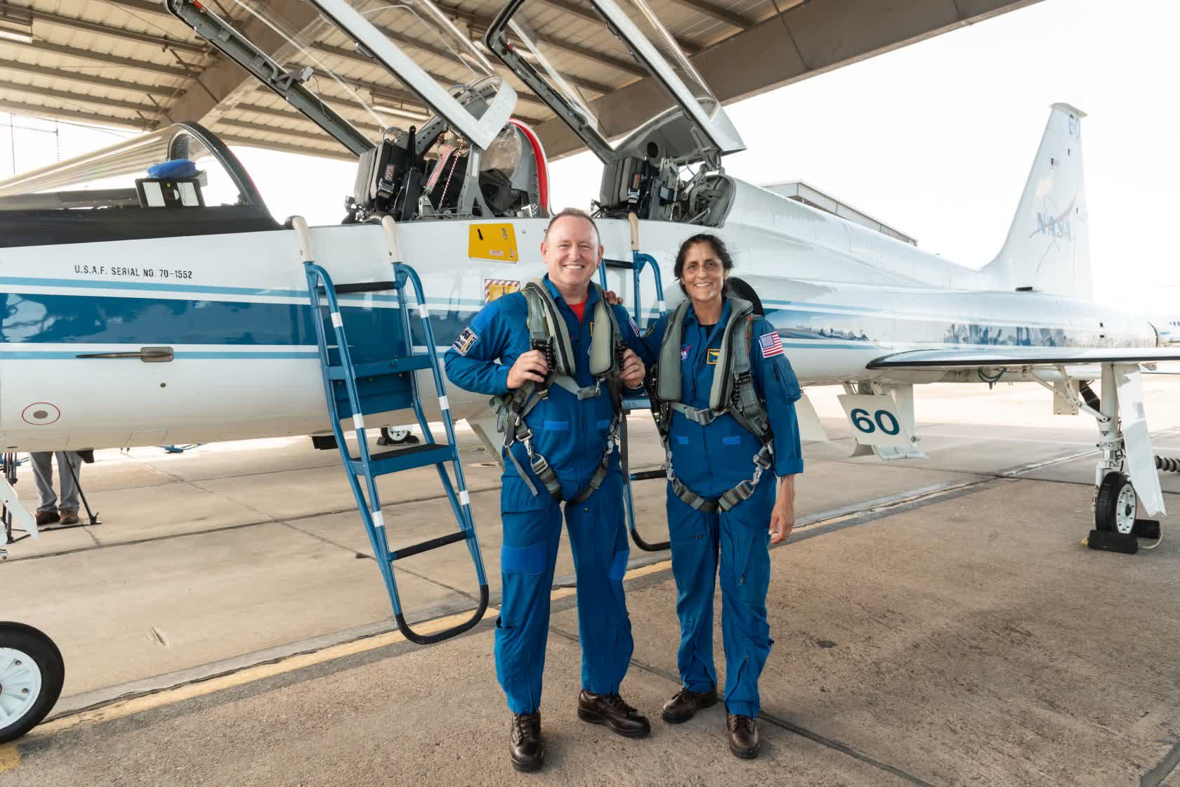 Nasa astronauts Butch Wilmore and Suni Williams