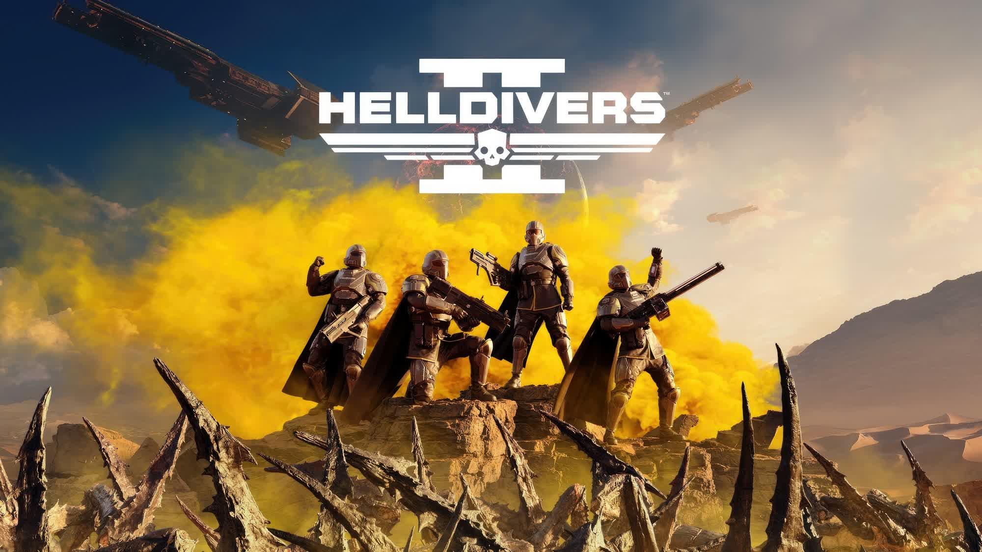 Helldivers 2's daily player count on Steam matches Modern Warfare II and Apex Legends