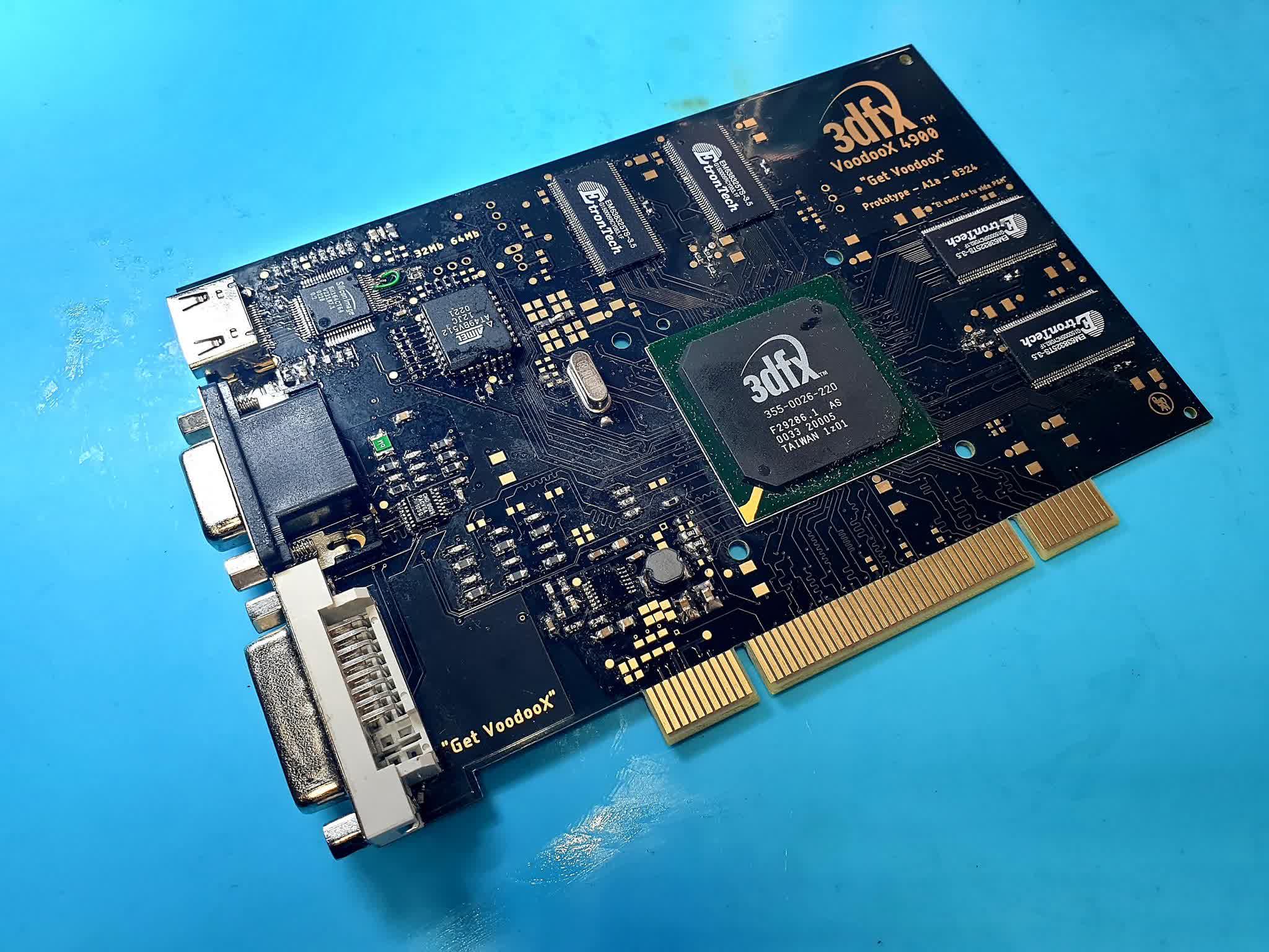 The VoodooX 3Dfx project tries to revive the legend of early 3D graphics cards for PC