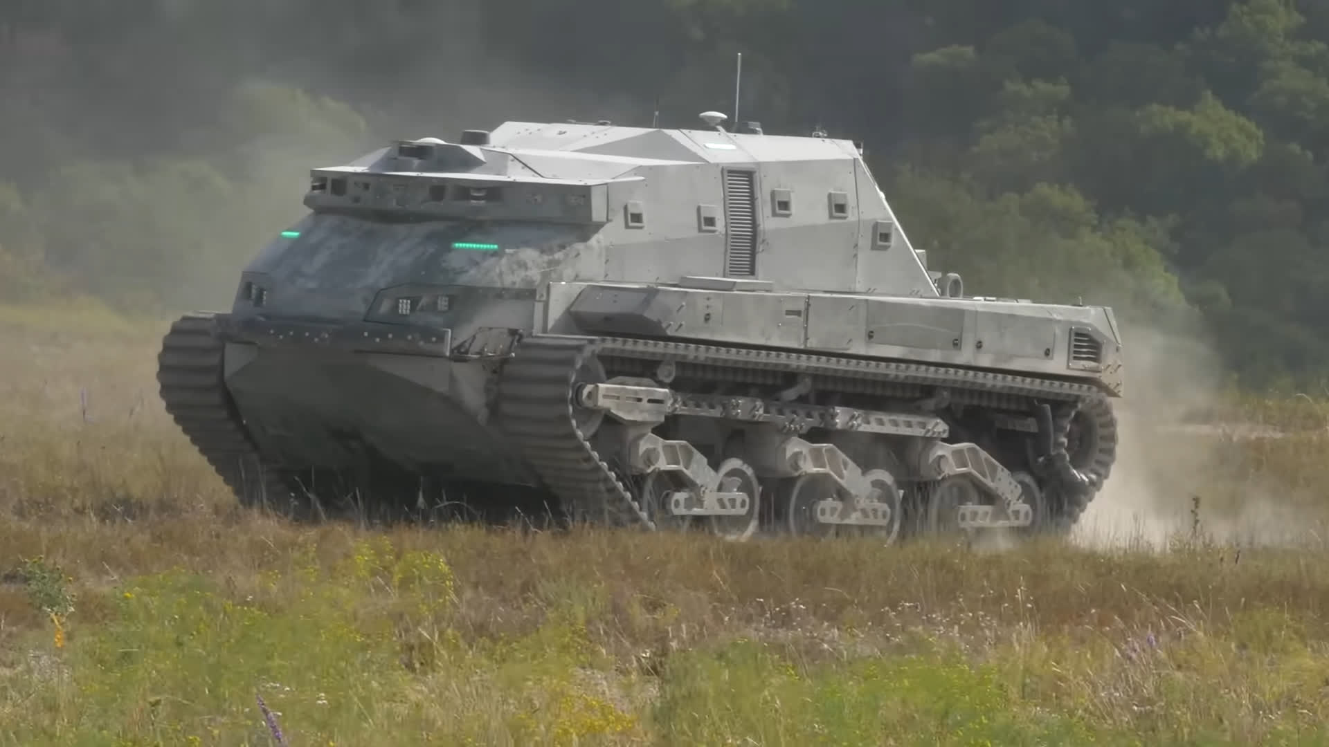 DARPA unleashes 20-foot autonomous robo-tank with glowing green eyes