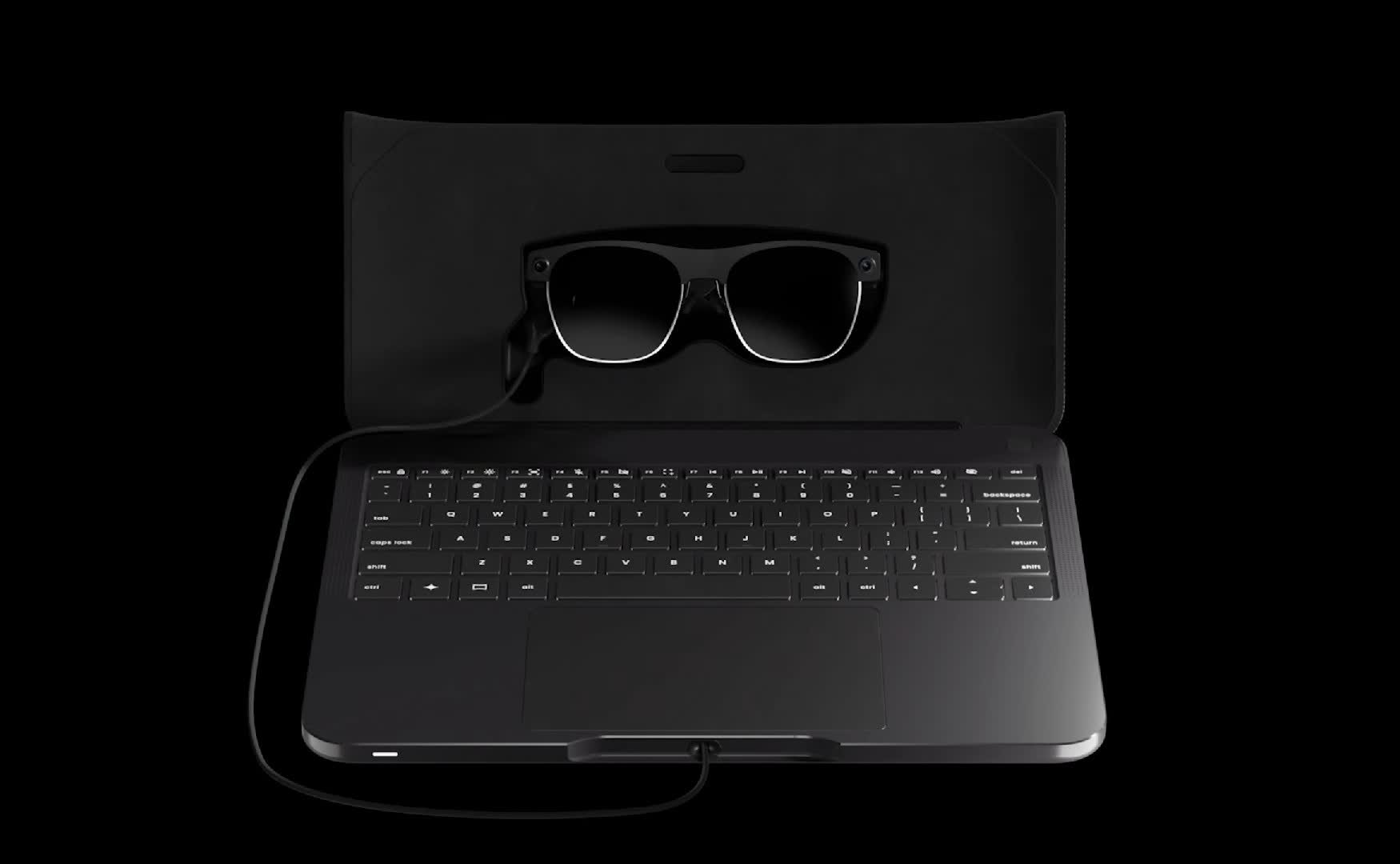 This $1,900 laptop ditches the physical display for a pair of AR glasses