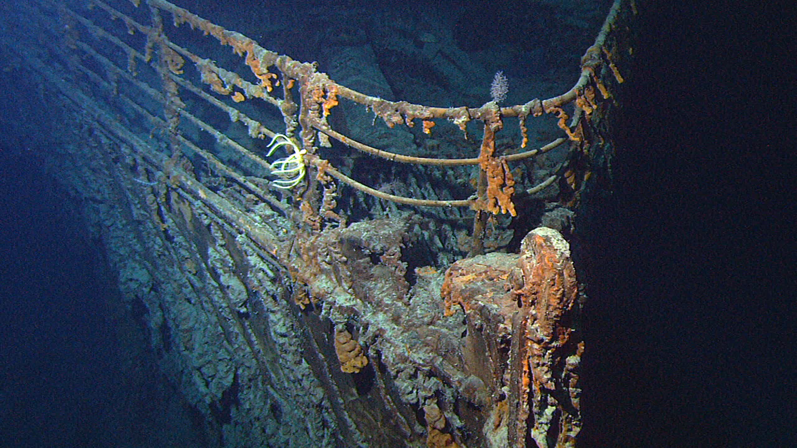 Two remote submersibles sink to the abyss to take 3D scans and 65K images of the Titanic
