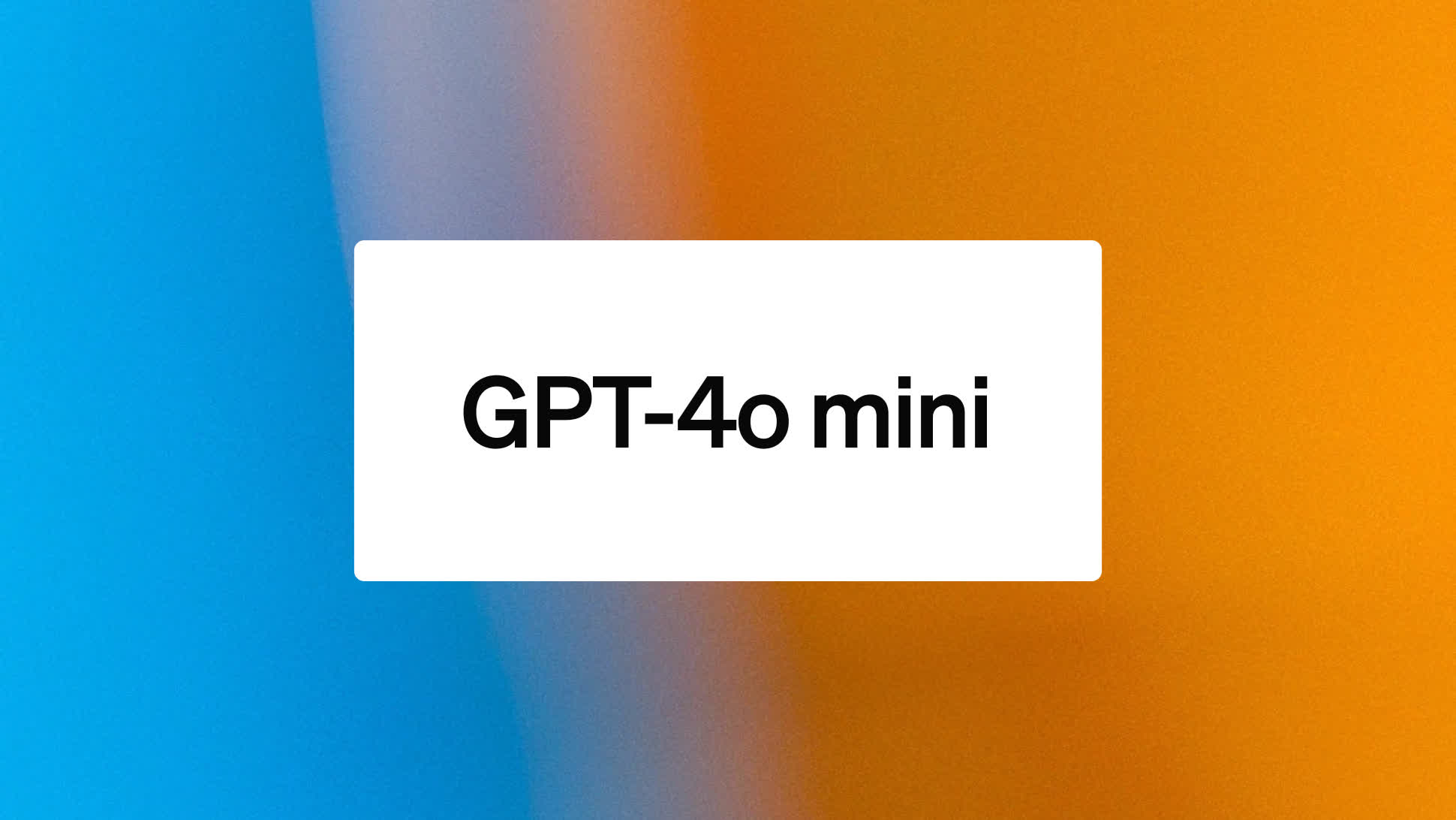 OpenAI is replacing GPT-3.5 with new GPT-4o mini model for free users