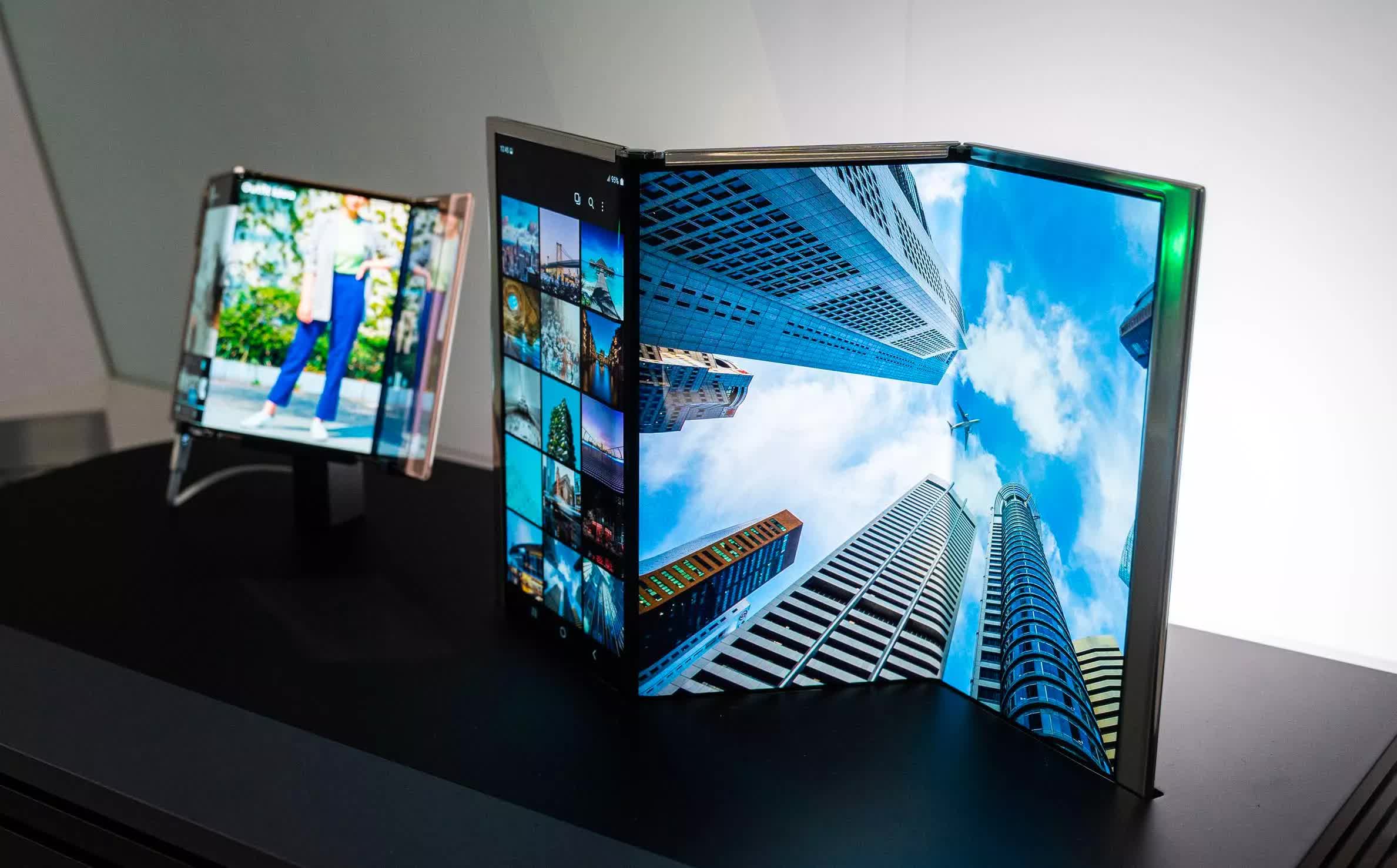 Samsung patent dreams up wild tablet display that morphs to adapt to you