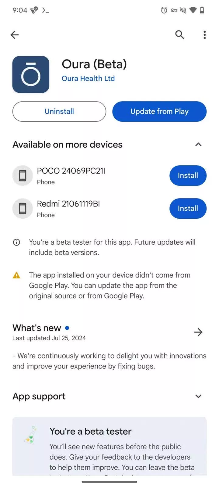 Google Play Store อาจเปิดทางให้อัปเดตแอปที่ติดตั้งจากแหล่งอื่นได้ในอนาคต 2 google-play-flexible-update