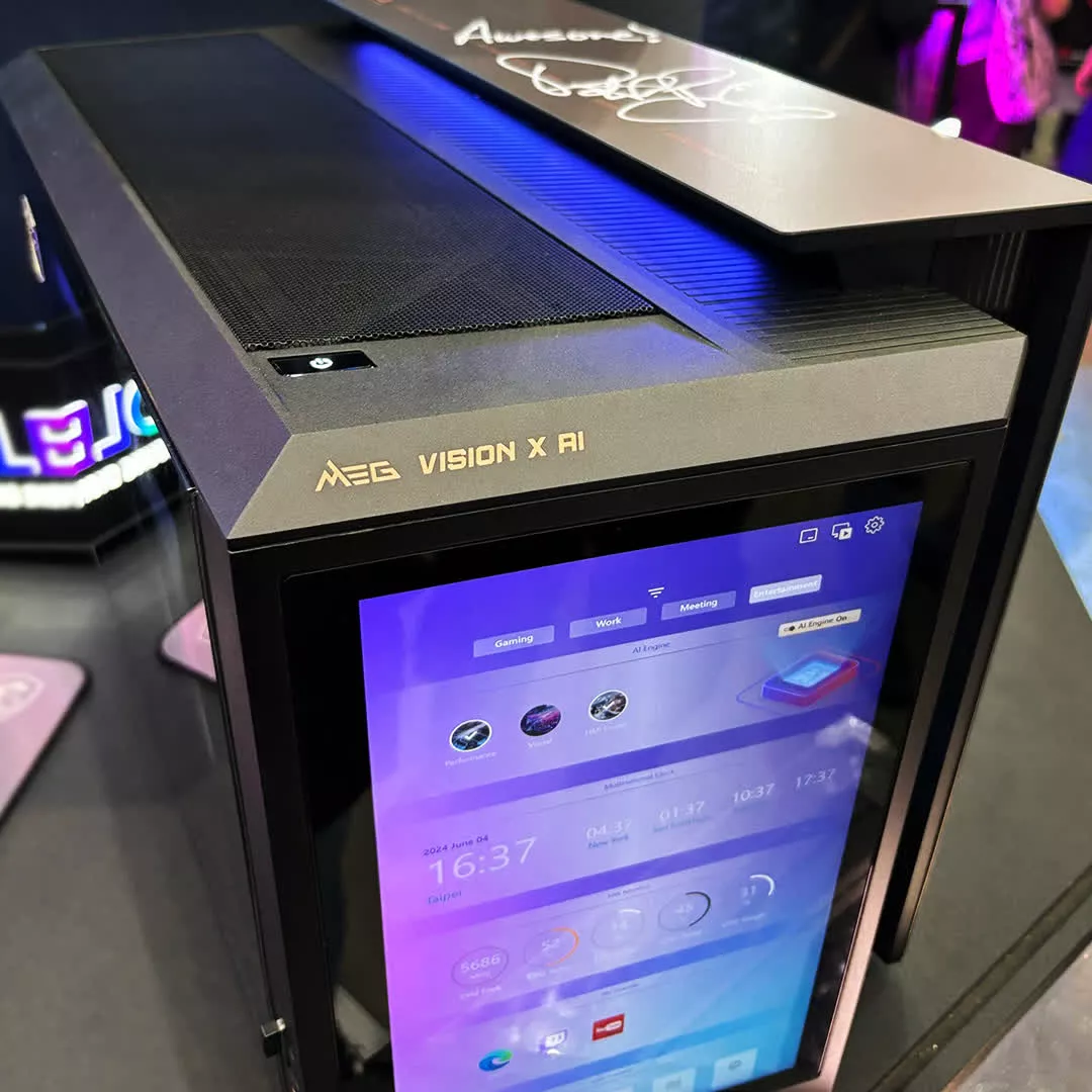 MSI เผยต้นแบบพีซีที่ผนวก AI เข้าไปภายในเครื่อง 2 msi-ai-pc-prototype-concept