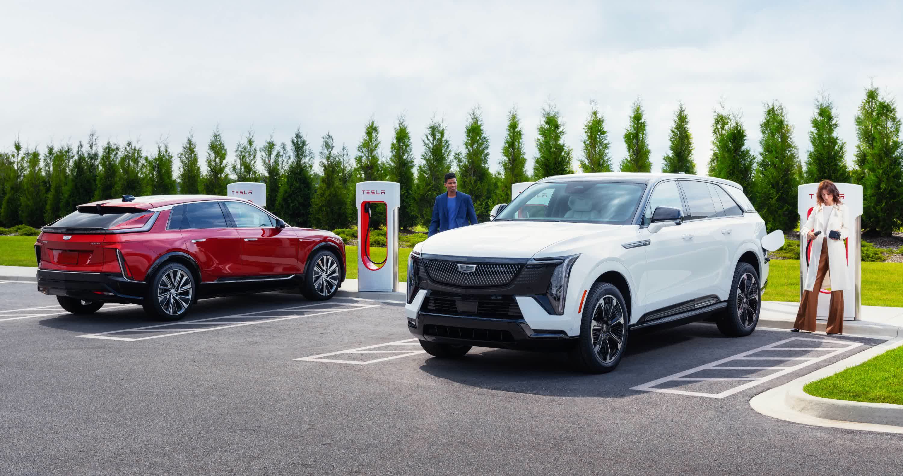 GM electric cars can now use Tesla's Supercharger network