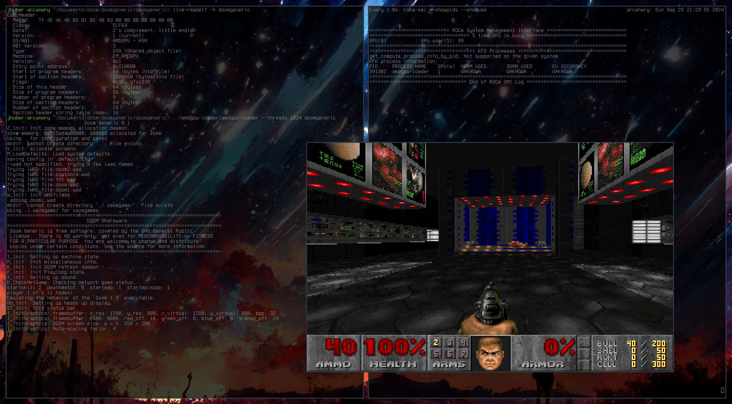 This Doom port runs (almost) entirely on a GPU