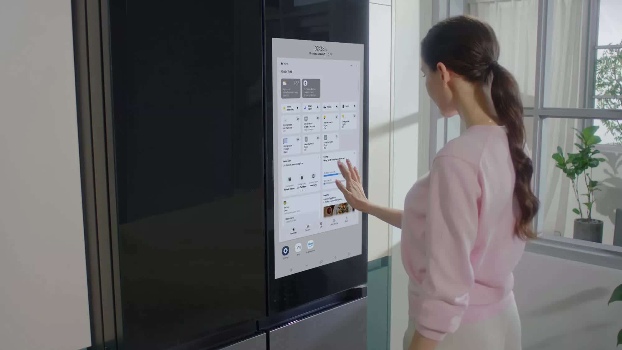 Samsung ai fridge hotsell