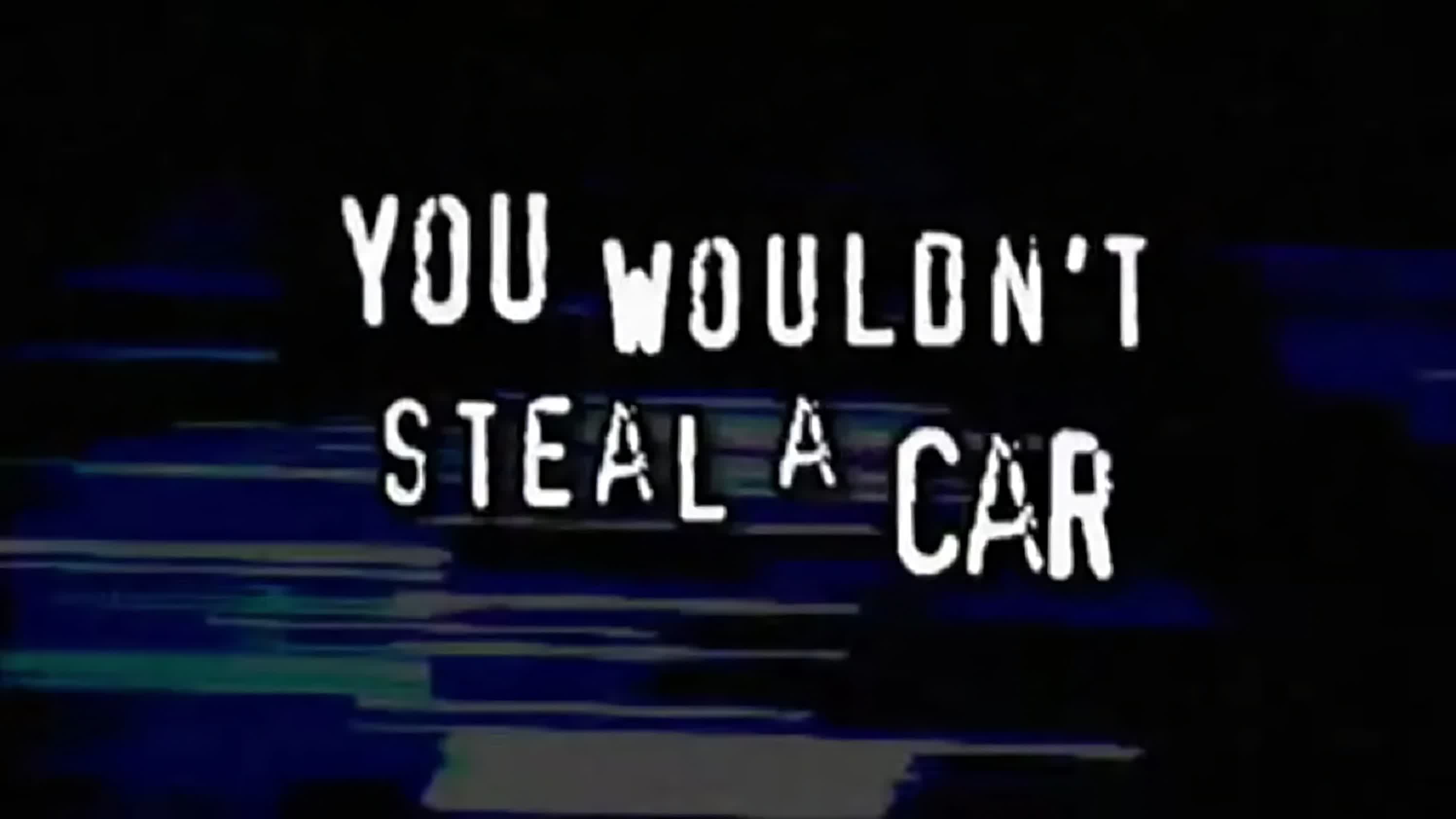 You wouldn't steal a car anti-piracy ads may have used a stolen font