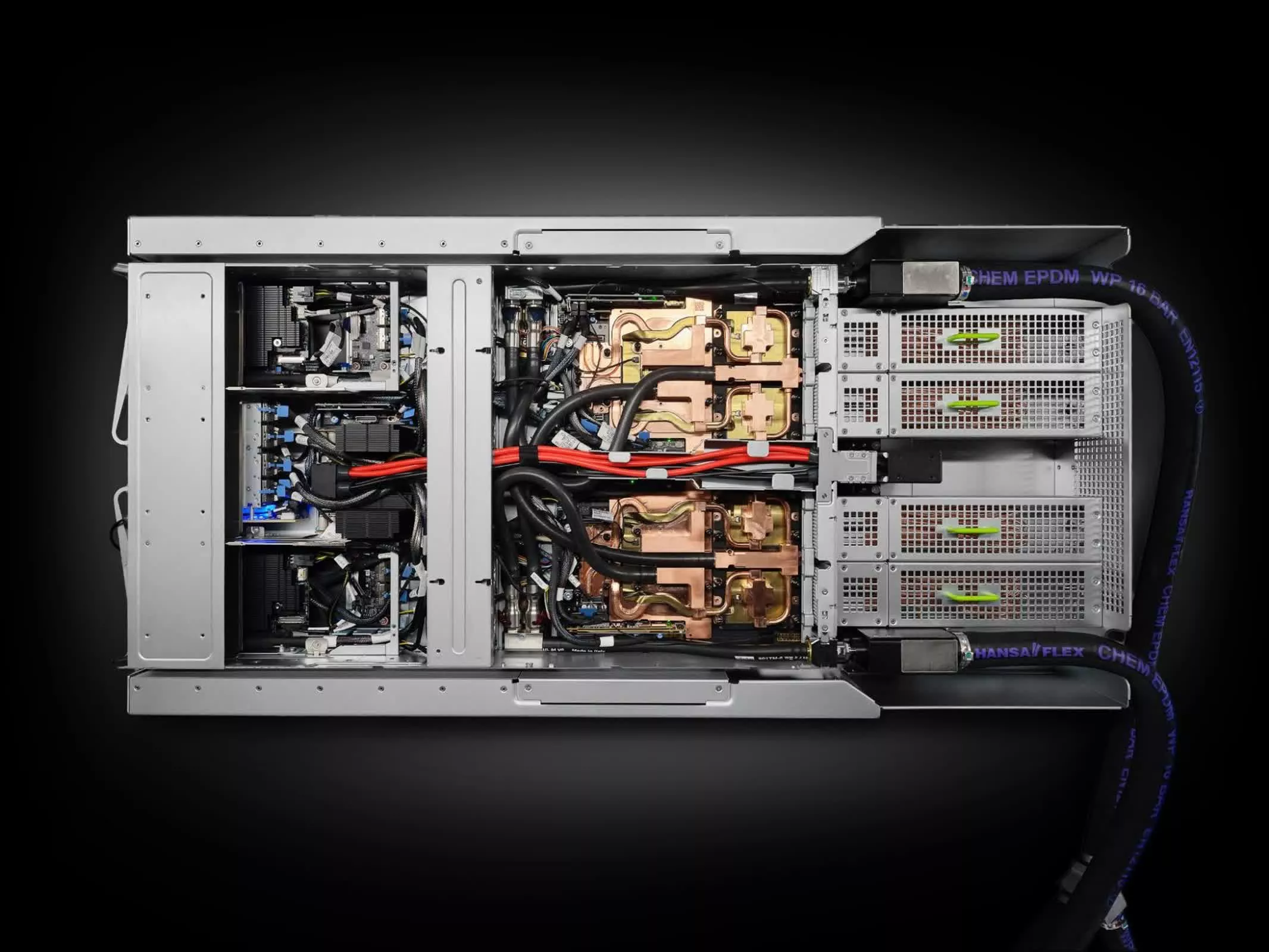 Nvidia's liquid-cooled AI racks promise 25x energy and 300x water efficiency