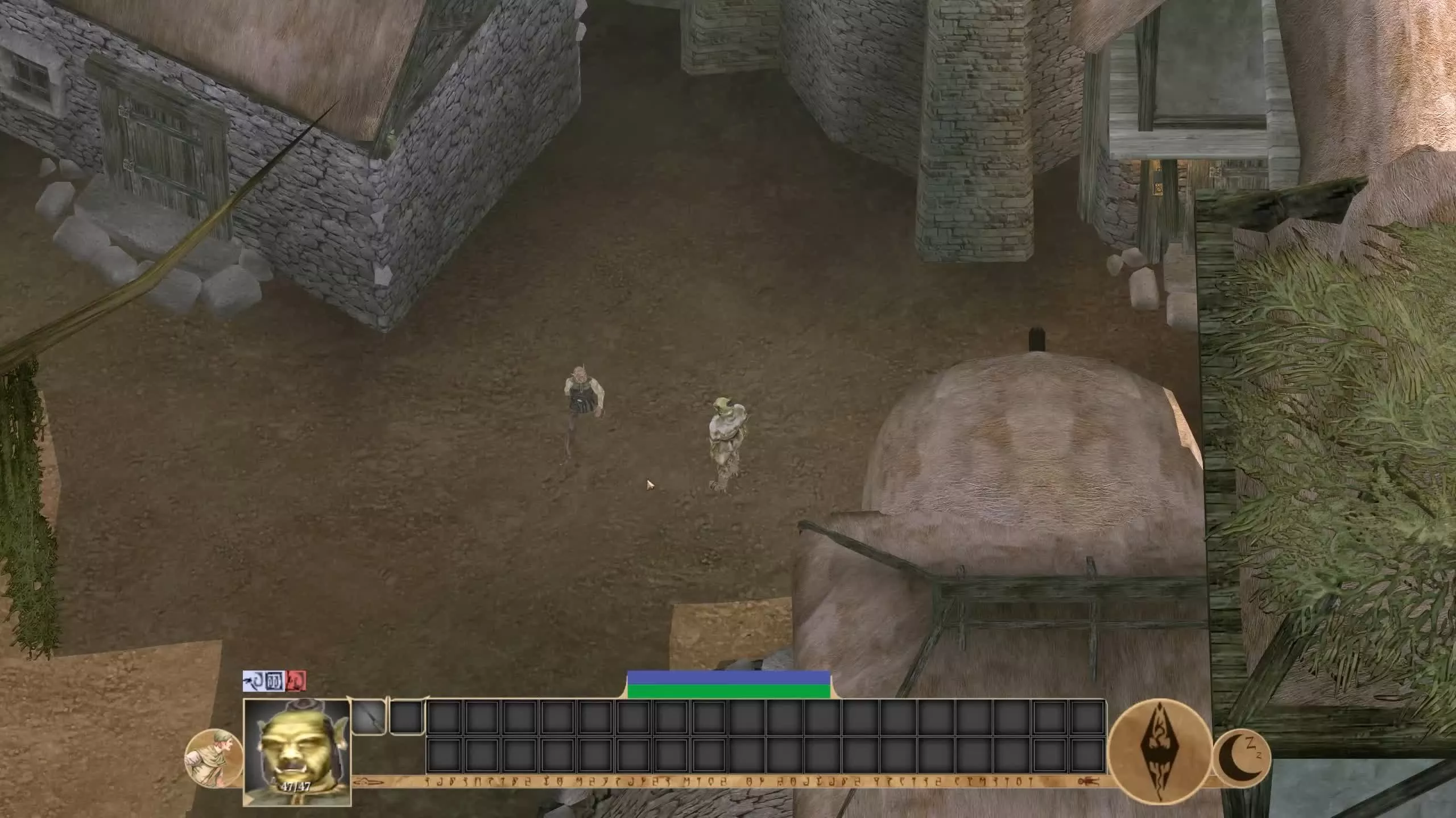 Interface utilisateur modifiée pour Morrowind