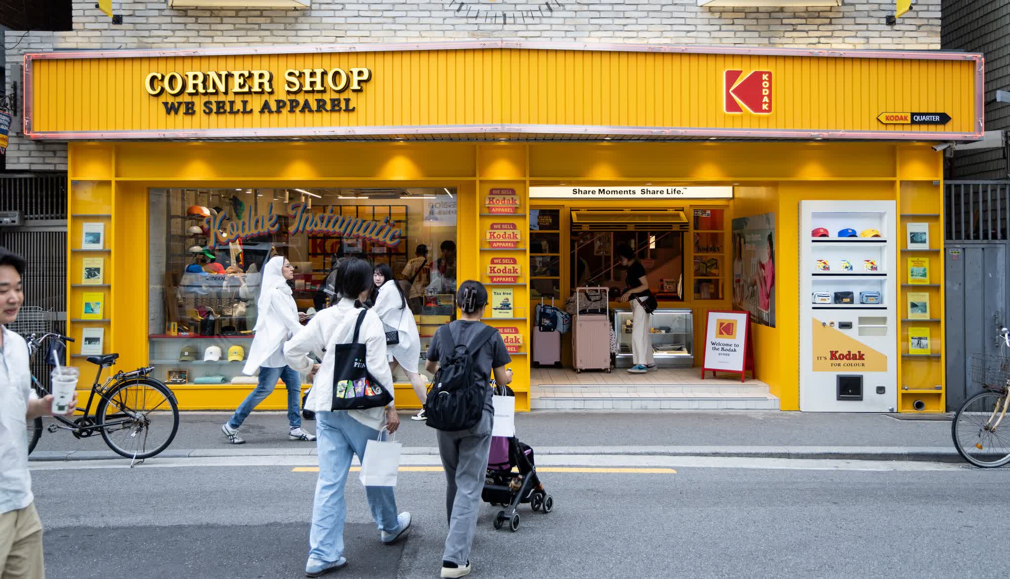Kodak has become a trending fashion brand in South Korea