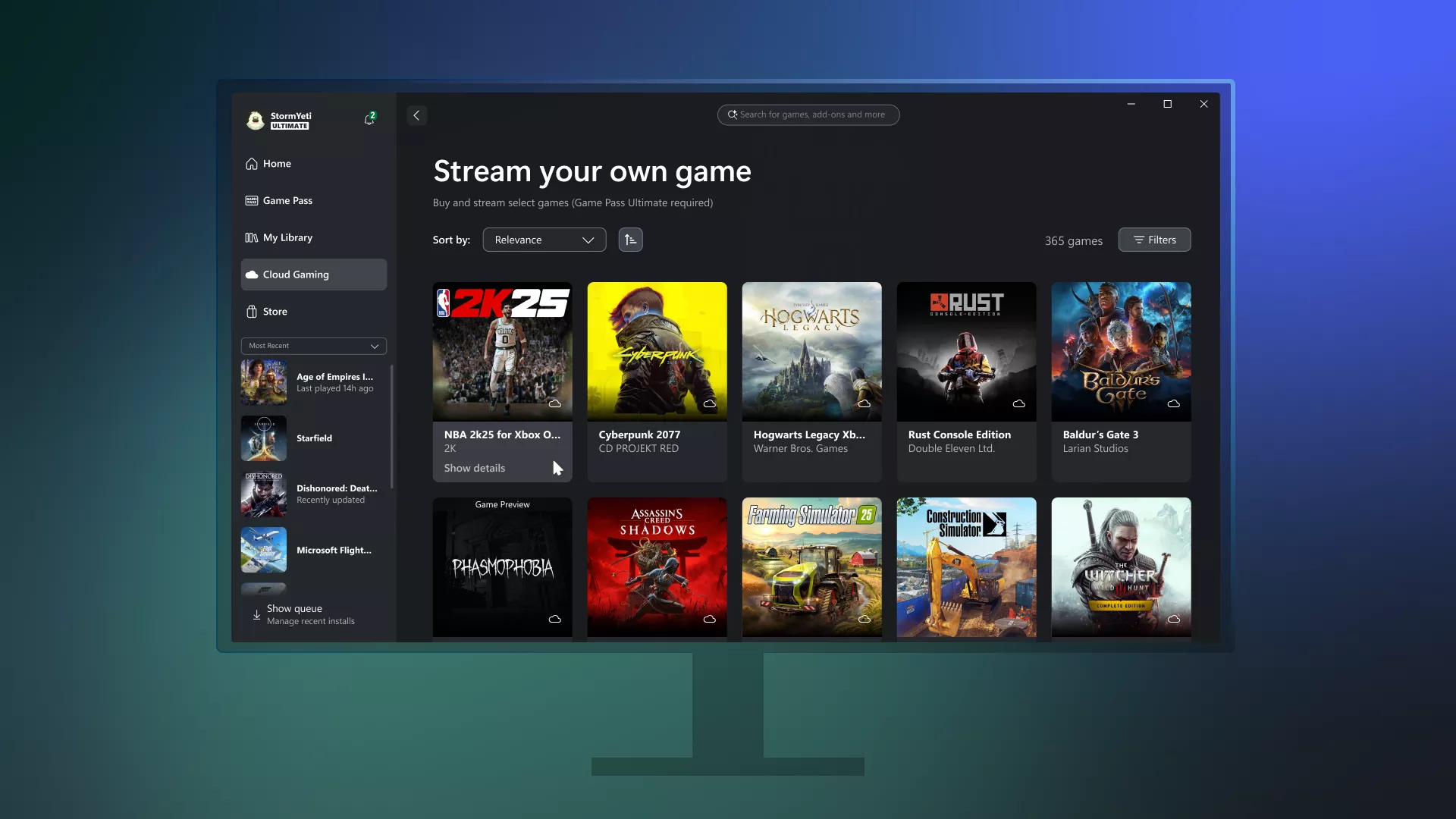 Xbox Insiders can now stream console games directly to PC, including titles not on Game Pass
