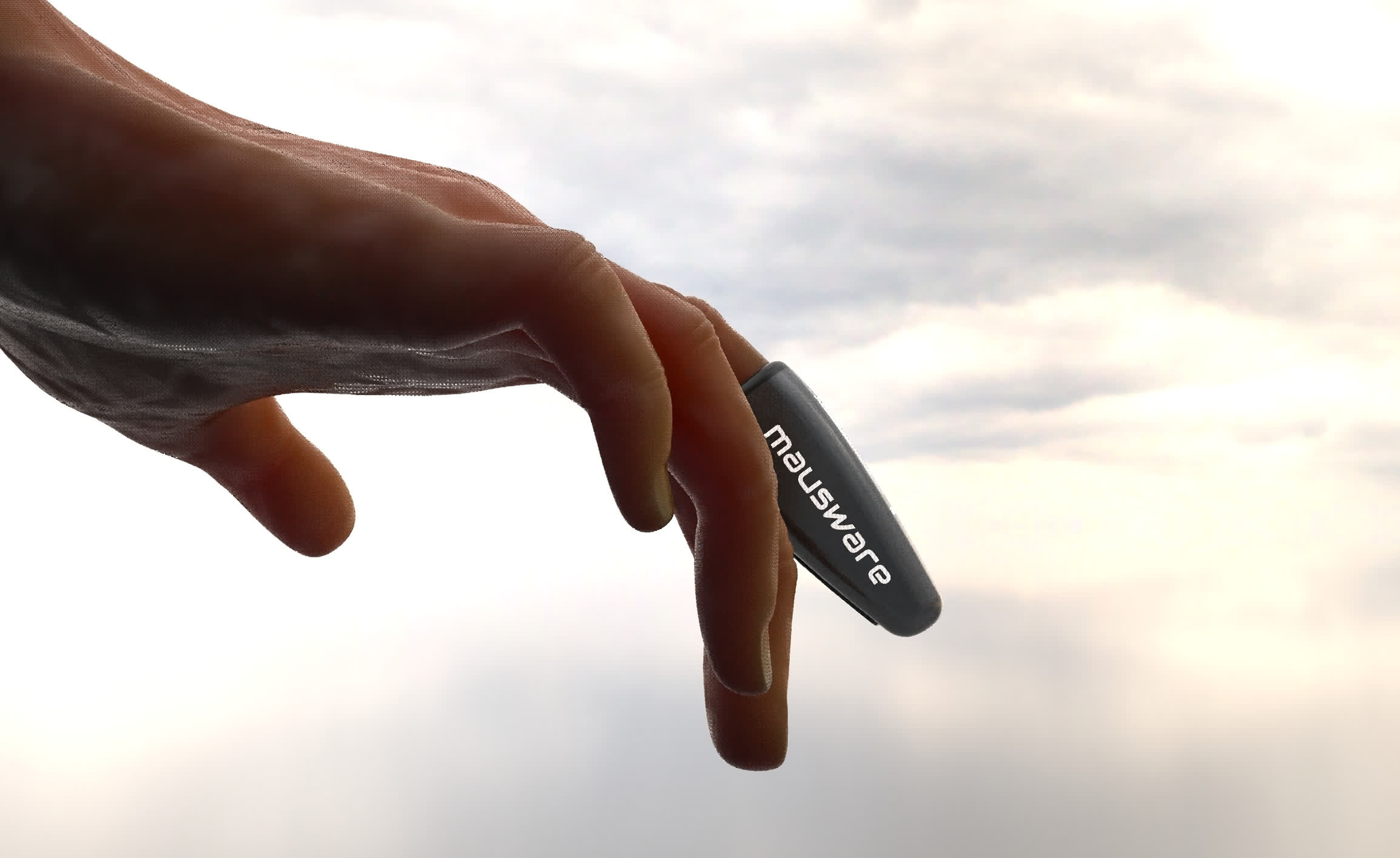 Wearable finger mouse brings precision control anywhere, no desk needed