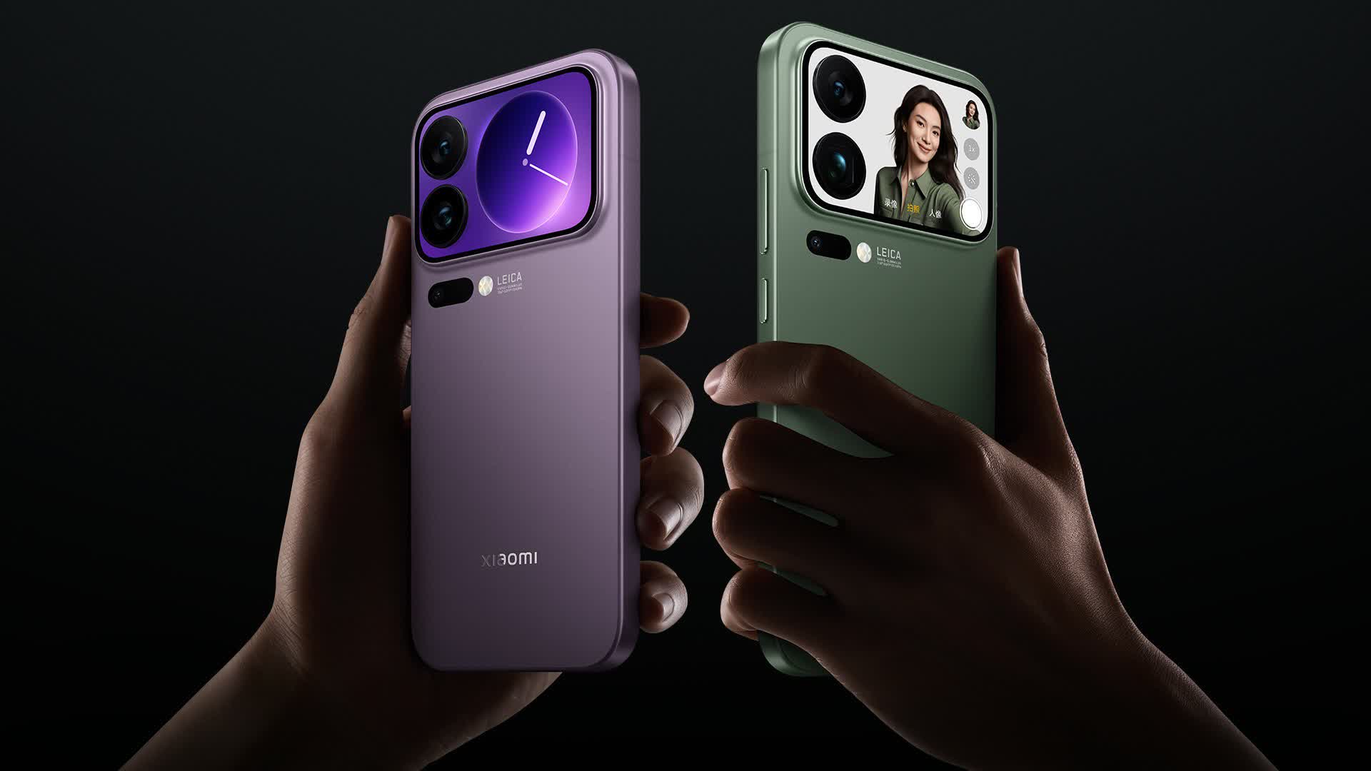 Xiaomi 17 Pro and Pro Max revealed with rear screens and Snapdragon 8 Elite Gen 5 chips
