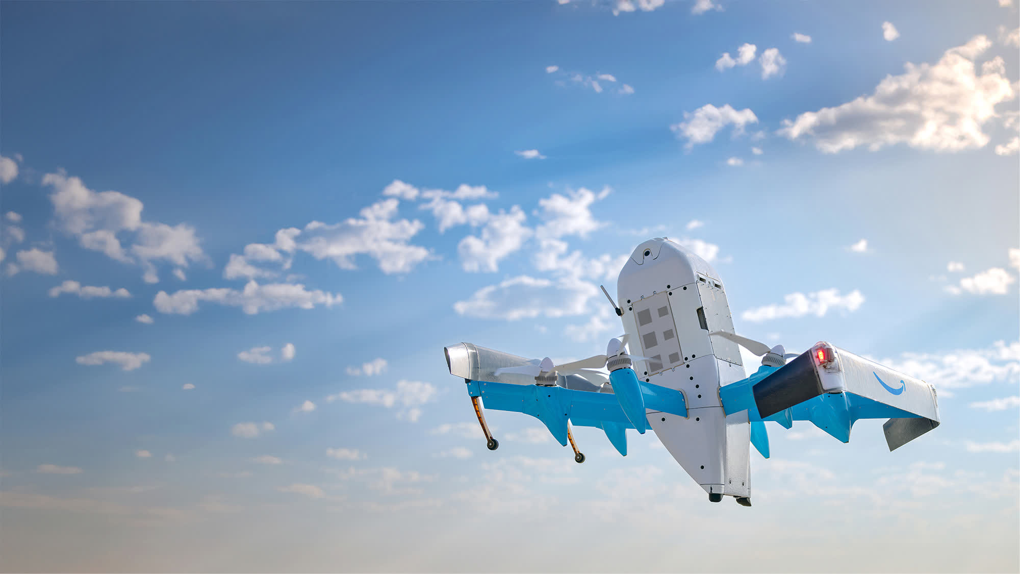 Amazon resumes drone deliveries after two crash into crane