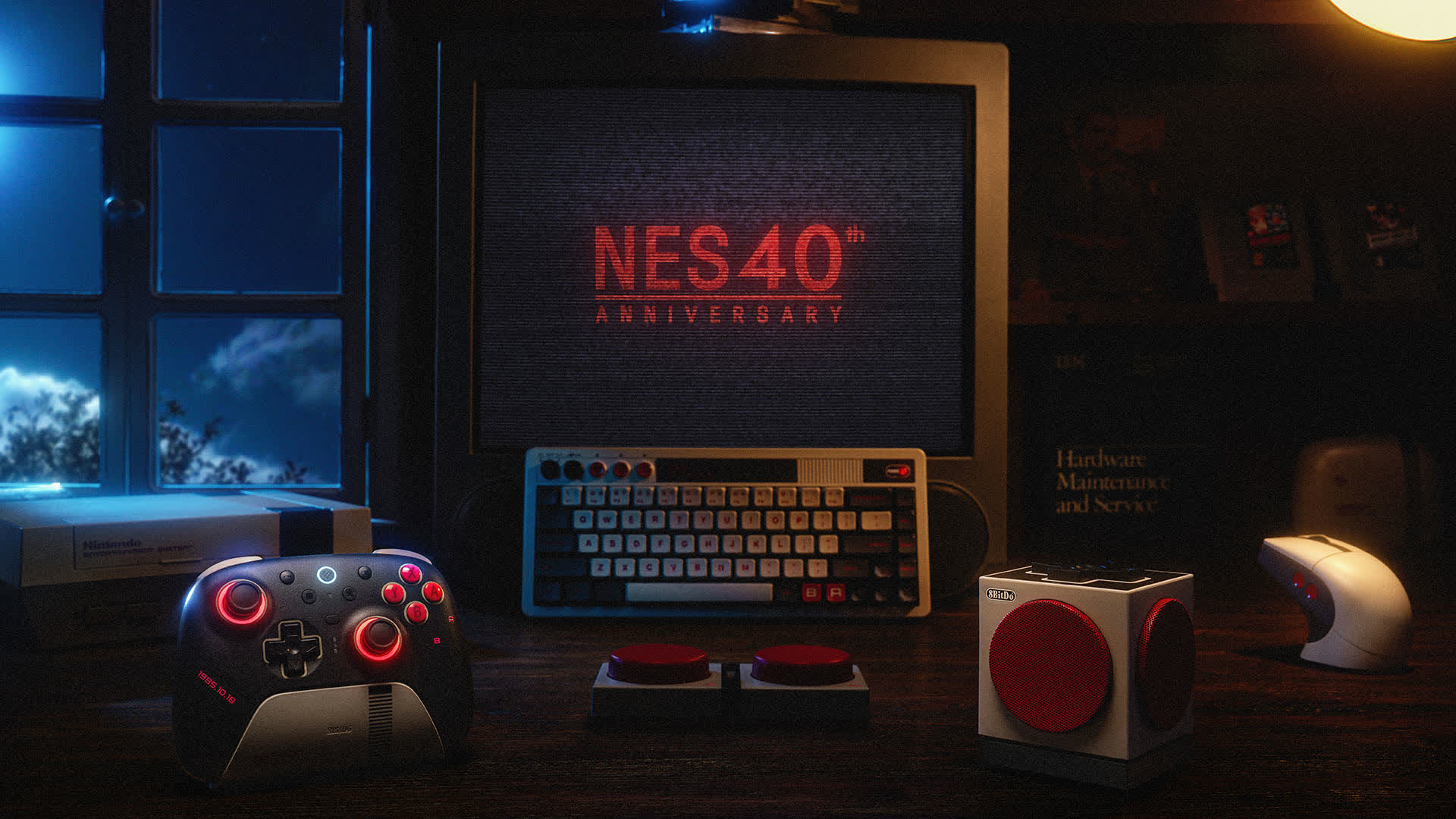 8BitDo introduces NES-themed collection to mark 40 years of the iconic console