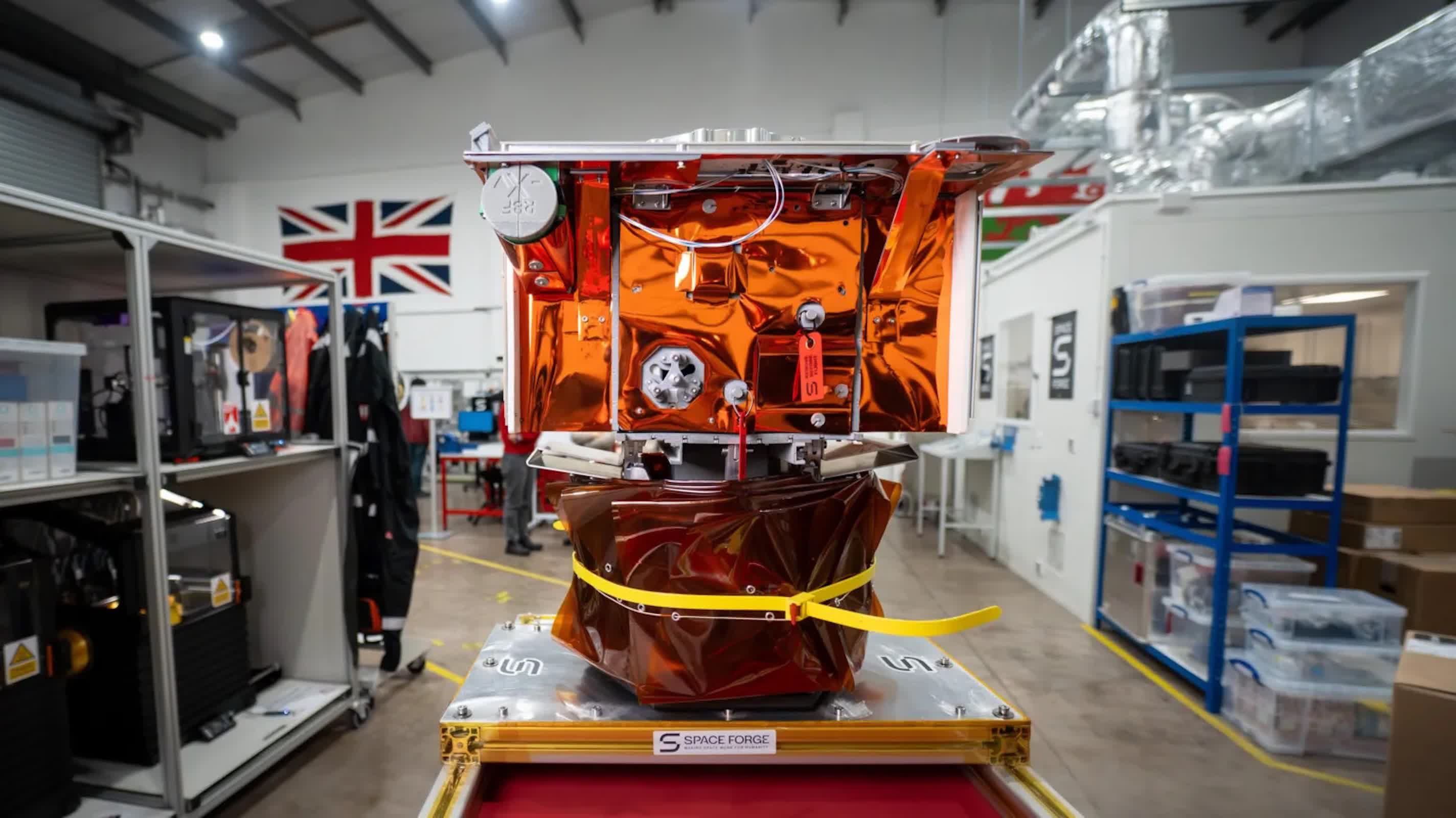 Welsh startup demonstrates orbital furnace reaching 1,000°C for semiconductors