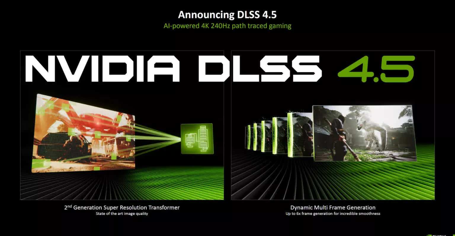 Nvidia unveils DLSS 4.5 with 6x dynamic frame generation