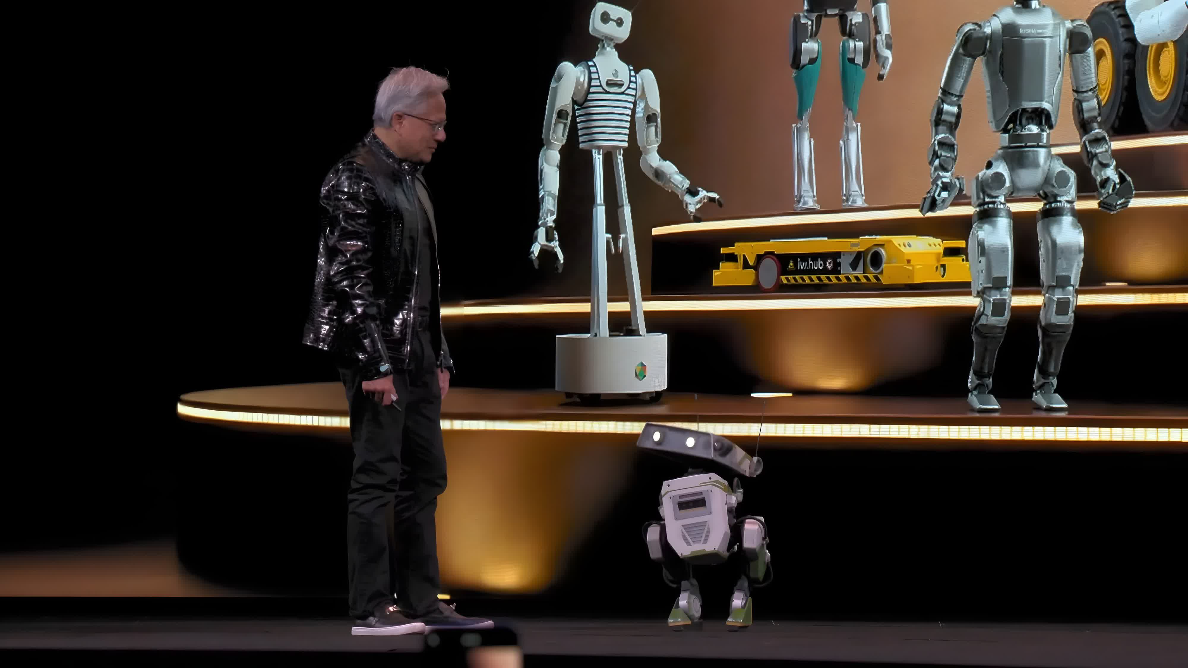 Nvidia CEO predicts humanoid robots will match humans this year