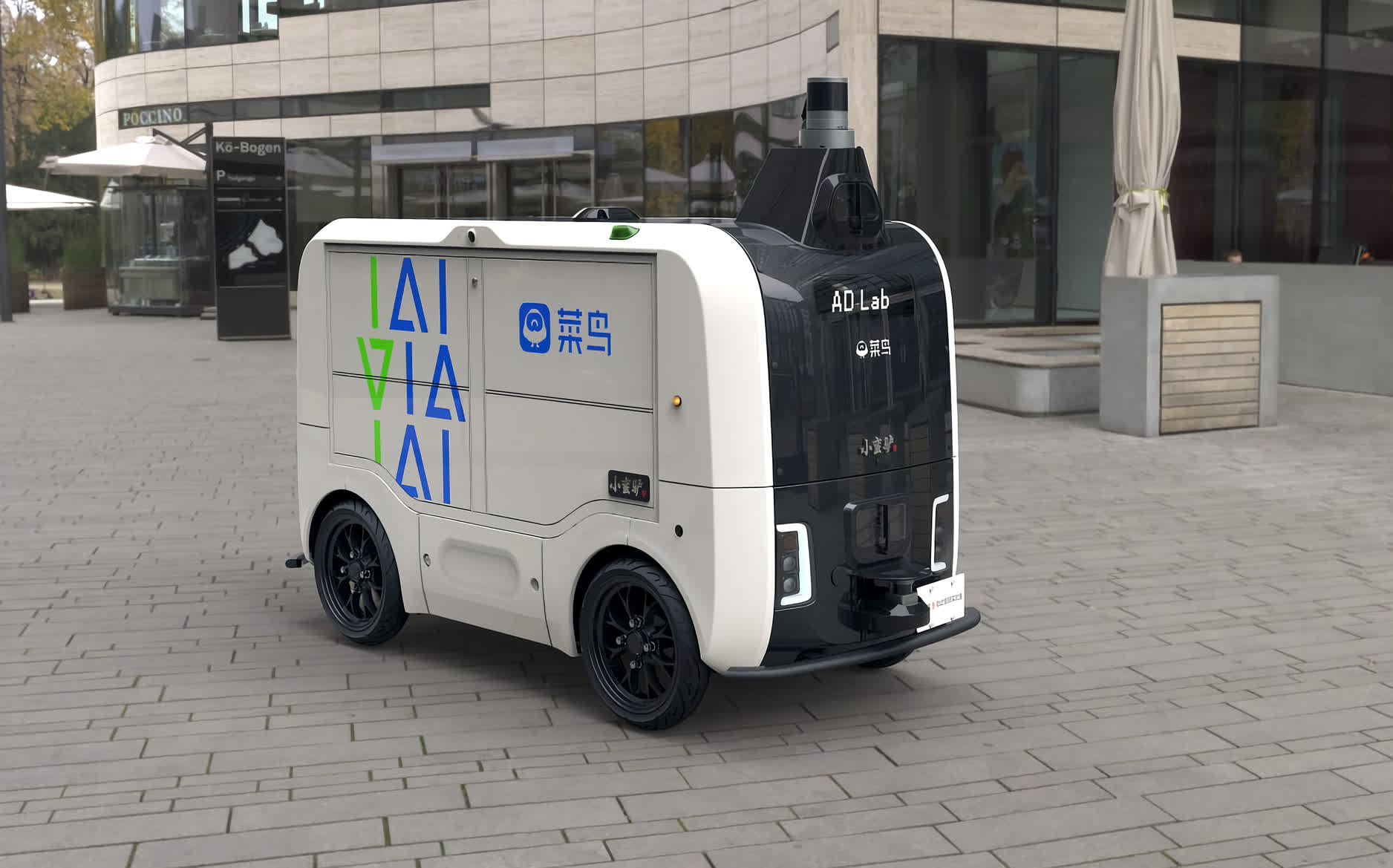 Chinese driverless delivery vans plow through obstacles, spark safety concerns