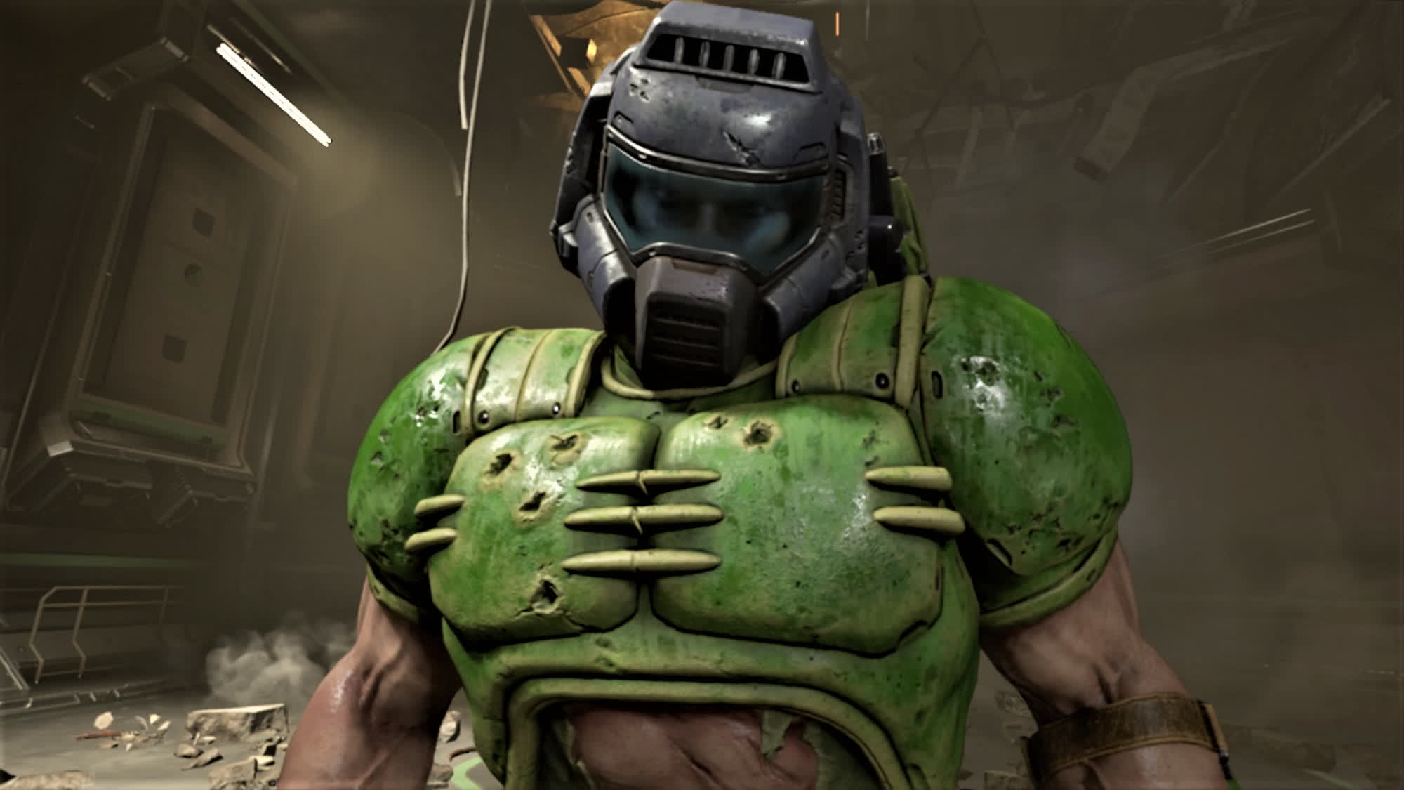 Doom has officially been ported to earbuds, streaming at 18 fps