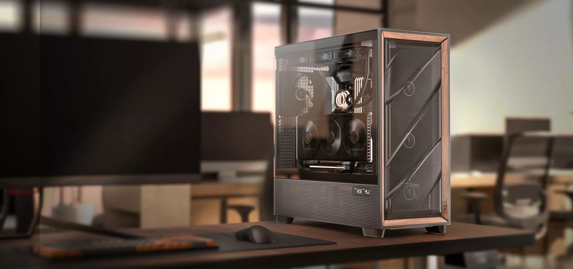 Noctua's first PC case could be a quieter, fan-packed take on the Antec Flux Pro
