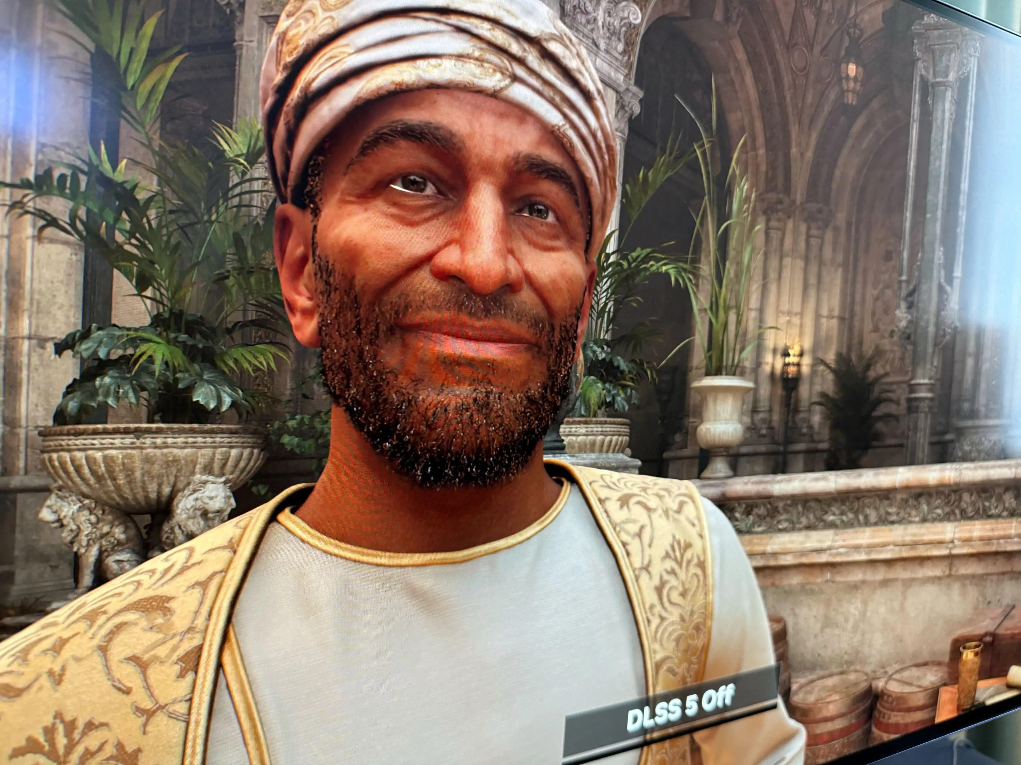 I saw DLSS 5 running across multiple games. It's not a face filter.