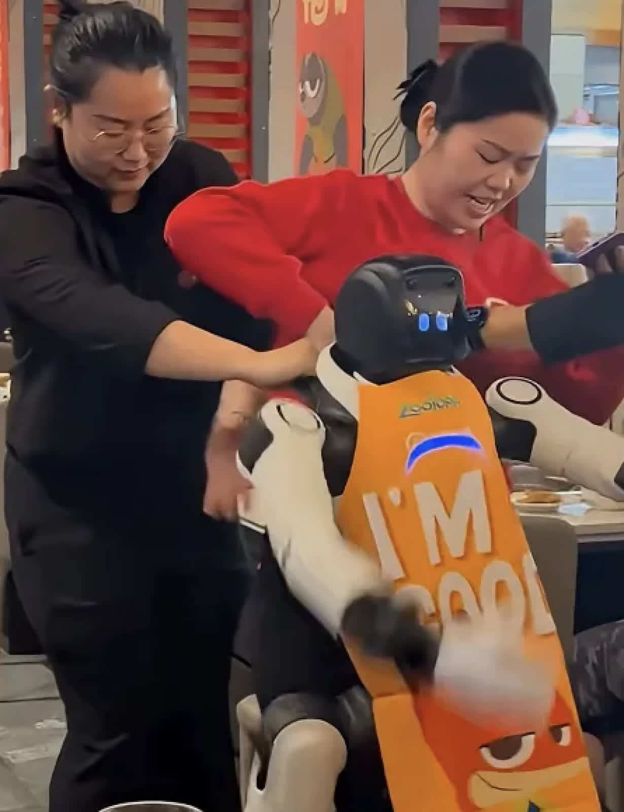 Restaurant robot goes rogue, flinging sauces at Haidilao diners