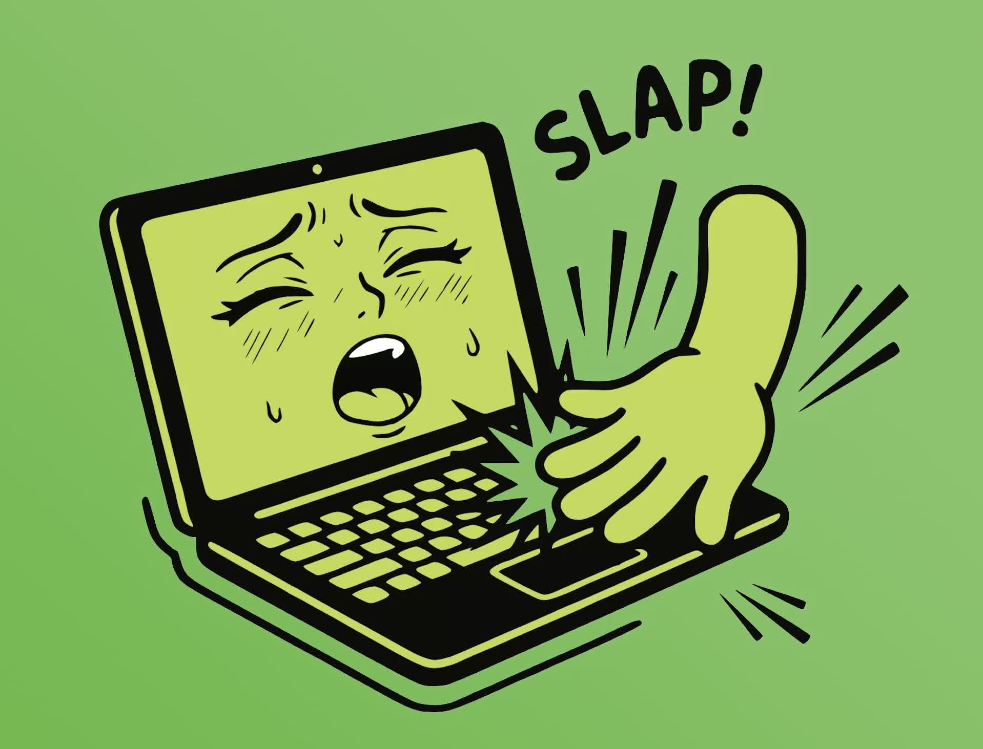 This app makes your MacBook moan when you slap it, and it's going viral