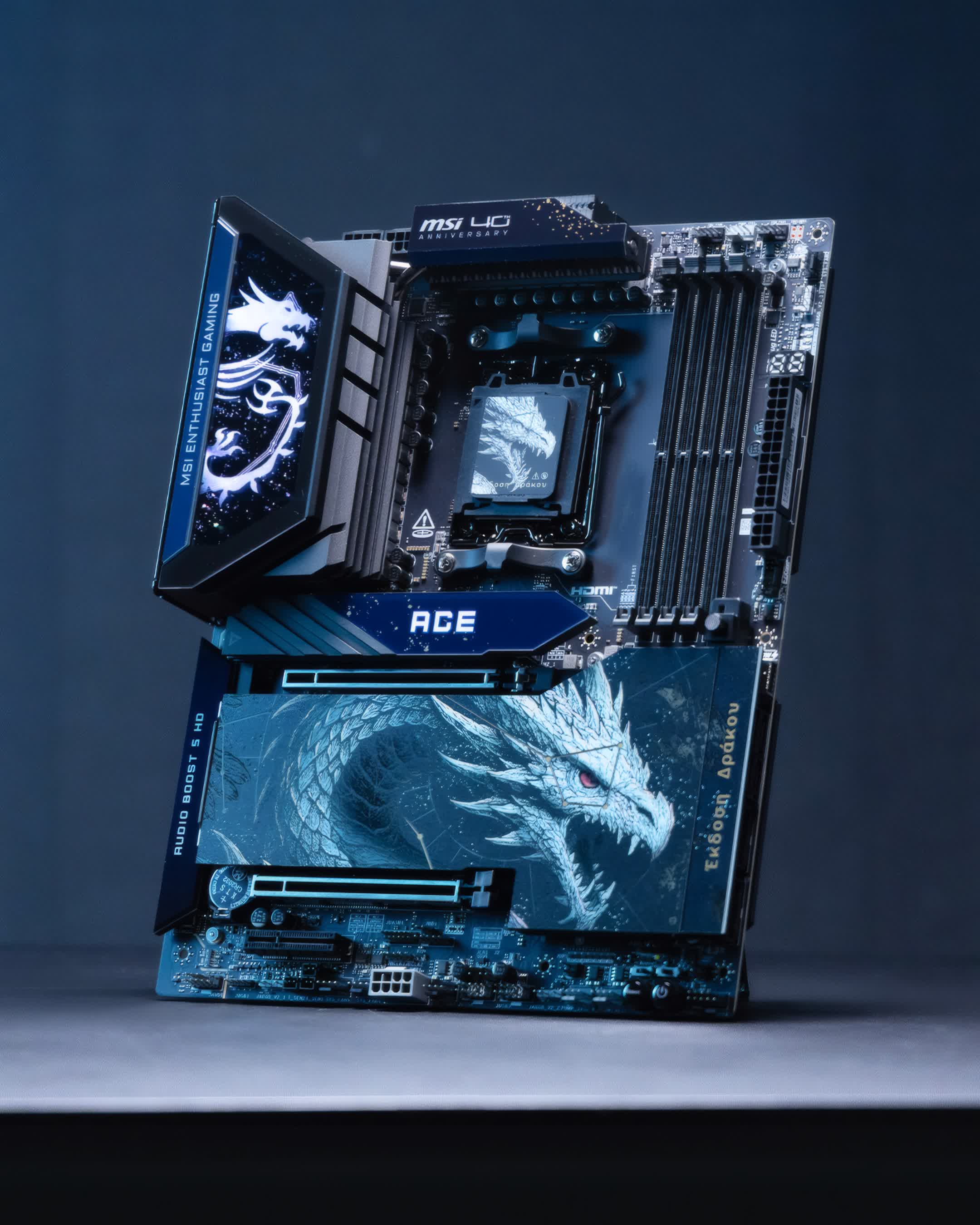MSI celebrates 40th anniversary with dragon-themed Titan laptop