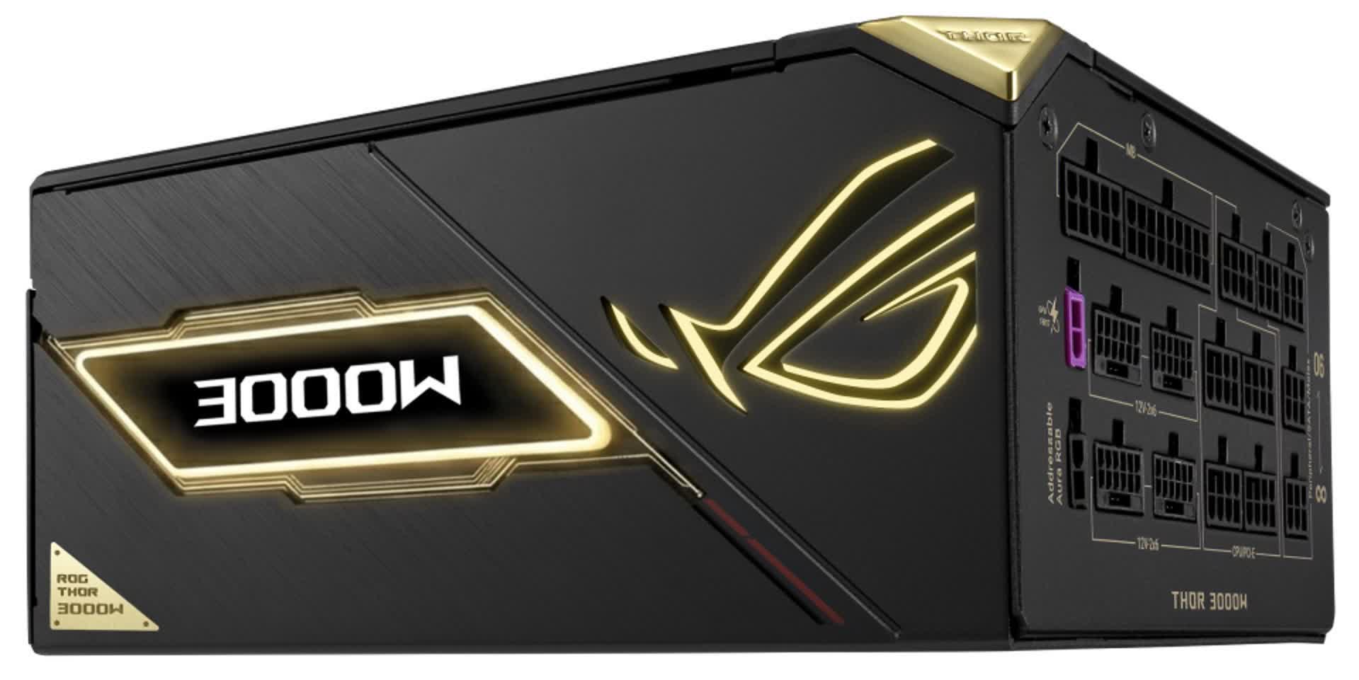 Asus unveils 3,000W PSU that can power up to four GeForce RTX 5090 GPUs