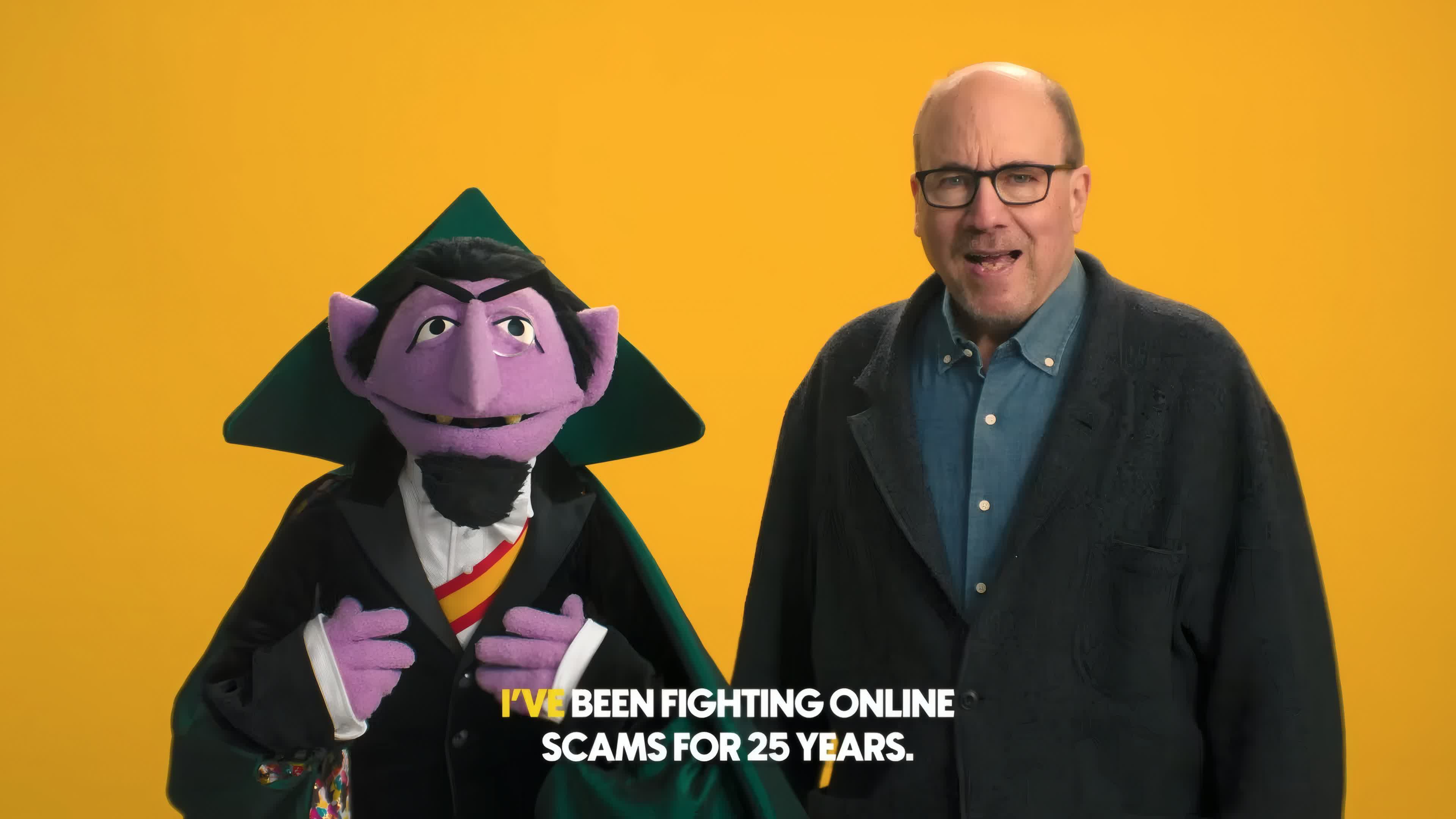 Craigslist founder and Sesame Street's Count von Count team up to fight online scams