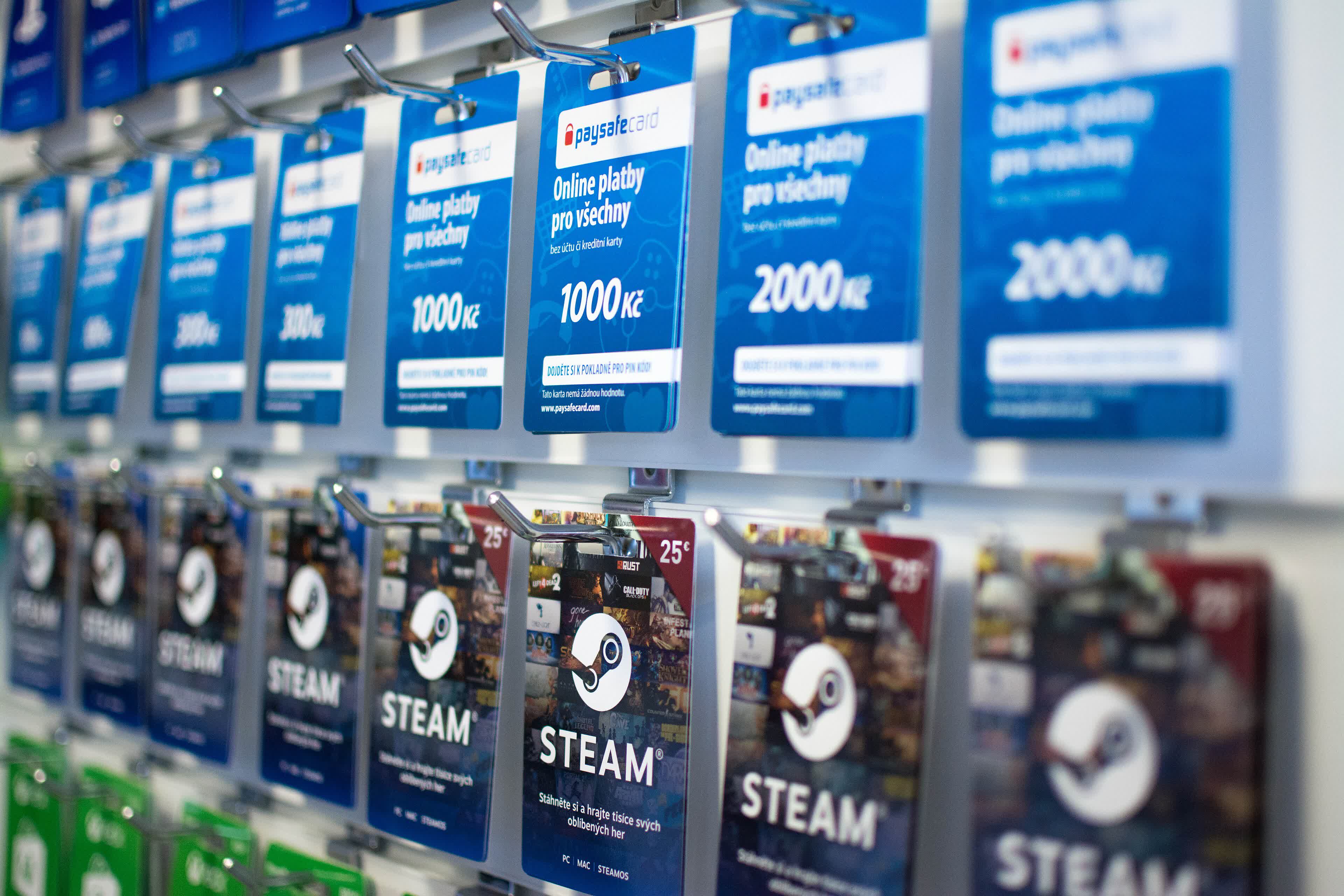 Valve confirms physical Steam Gift Cards are being discontinued after years of scams