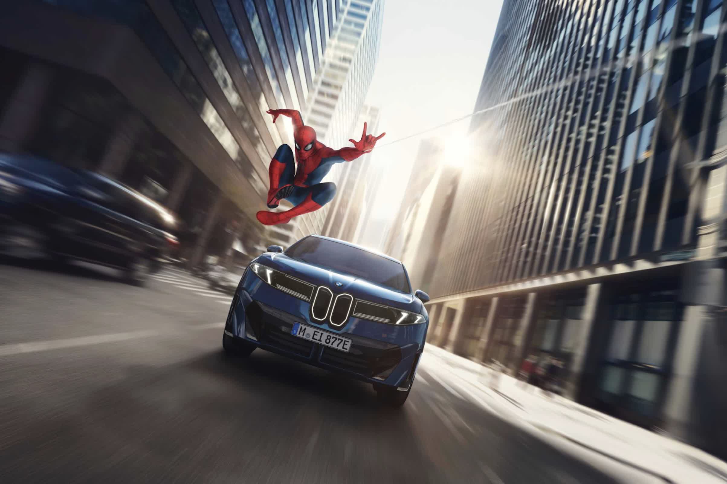 BMW is putting Spider-Man ads on your dashboard, after promising it never would