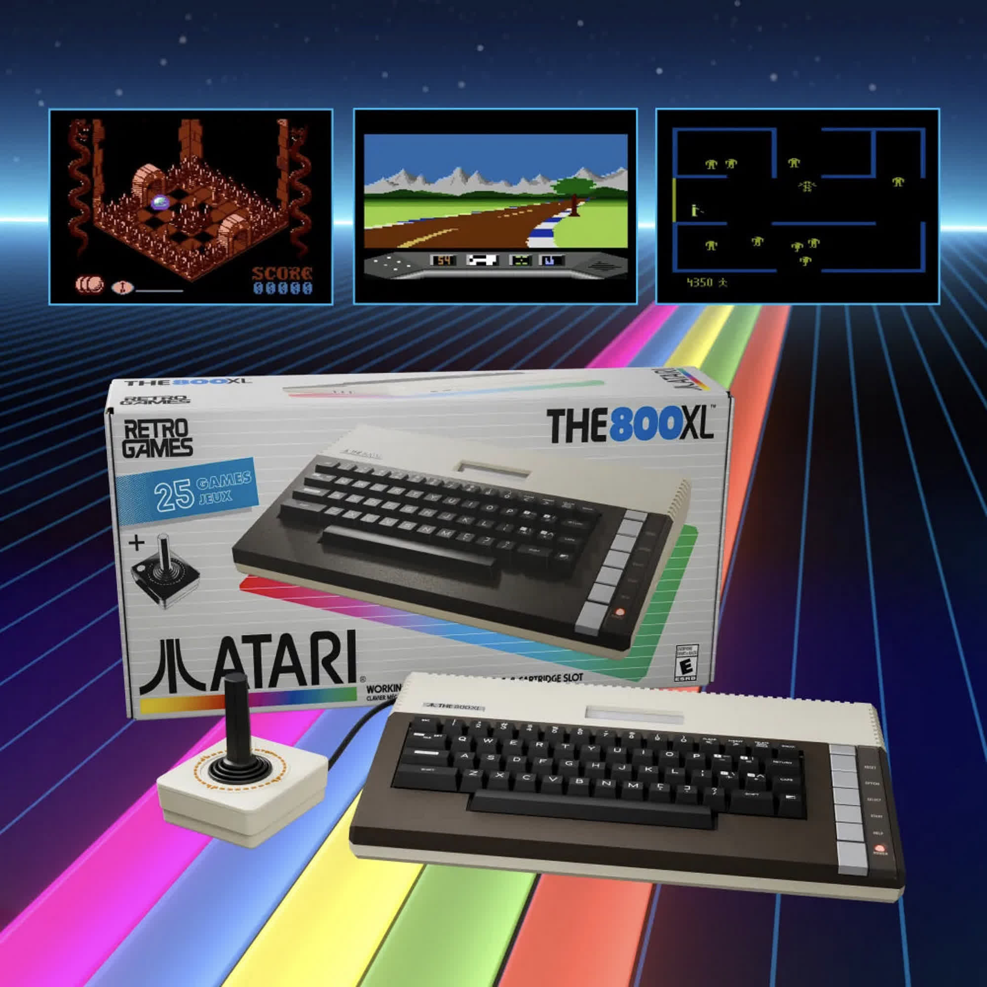 Atari Recreates 1983 800XL Retro Computer with 25 Built-In Games