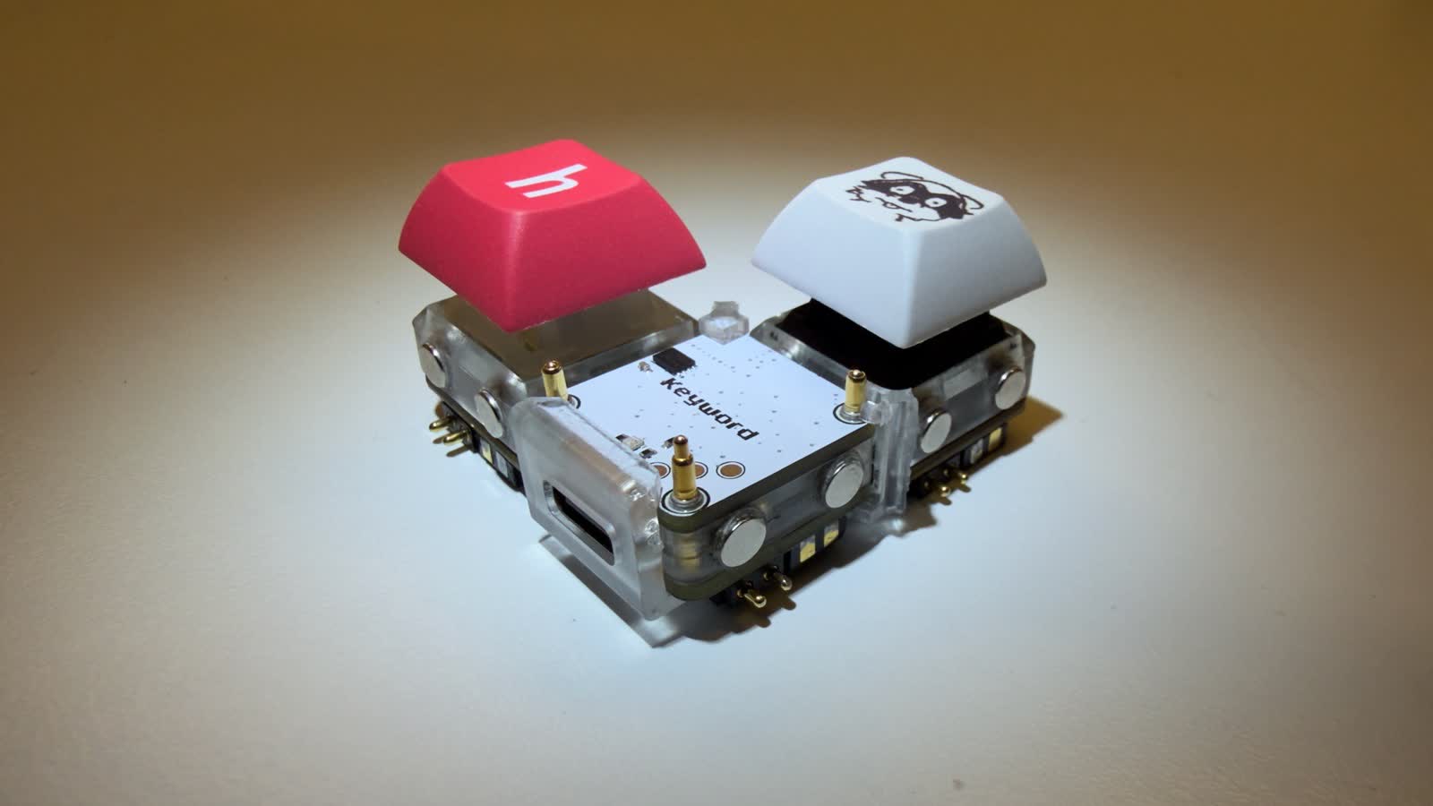 This open-source keyboard lets you snap keys together in any layout