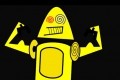 googler shows vintage android mascot google android logo mascot
