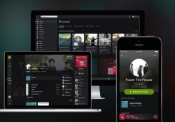 spotify spotify paints it black ui overhaul ios android browser search your music