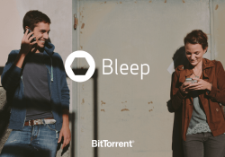 bittorrent p2p bleep