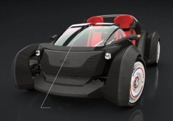 meet strati vehicle car 3d printing 3d printer strati automobile 3d printed car