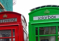 uk red phone boxes charging stations solarbox