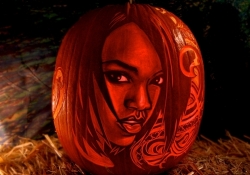 halloween found time lapse pumpkin