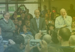 microsoft steve ballmer satya nadella bill gates