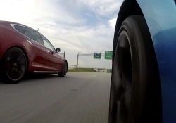 tesla model p85d lamborghini electric car tesla model s model s p85d awd drag racing aventador