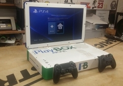 playbox playstation xbox sony microsoft gaming laptop modding playstation 4 gaming console xbox one portable console ed zarick console modding
