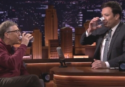 watch bill gates jimmy fallon bill gates found omniprocessor sweage water treatment sewage treatment