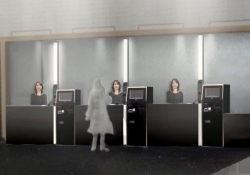 multilingual japanese japan hotel robotics robots humanoid actroid huis ten bosch theme park kokoro