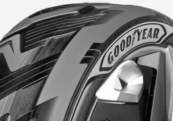 goodyear battery concept electric car tire recharge geneva auto show